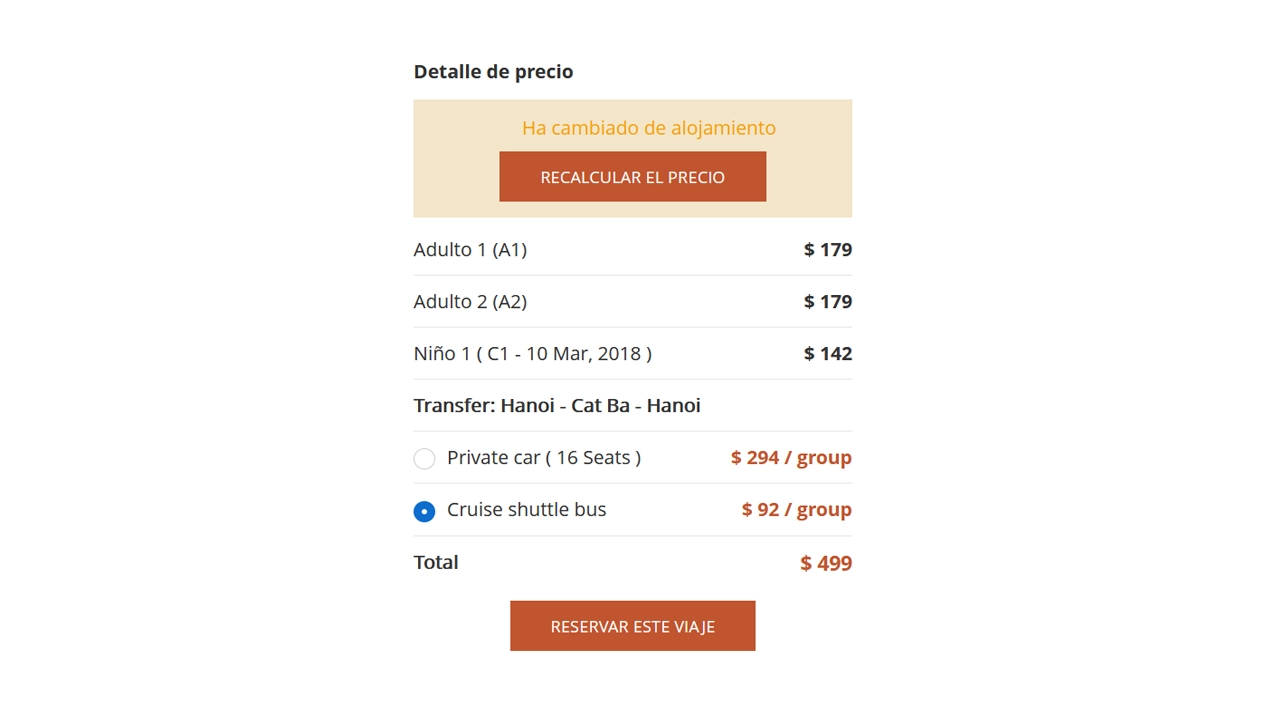 Reservar este tour cruceros bahía Lan Ha